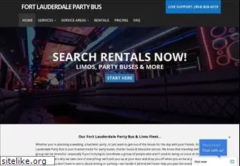 fortlauderdalepartybusrental.com