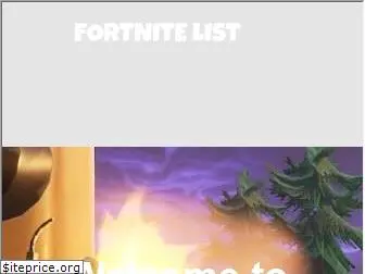 fortnitelist.com