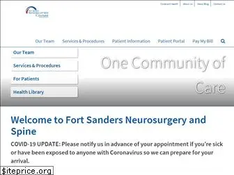 fortsandersneurosurgeryandspine.com