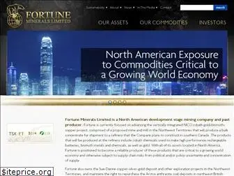 fortuneminerals.com