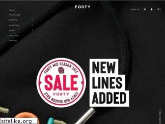 fortyclothing.com