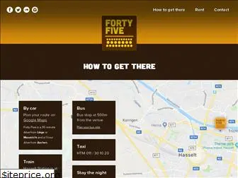 fortyfive.be