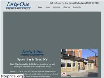 fortyonesportsbar.com