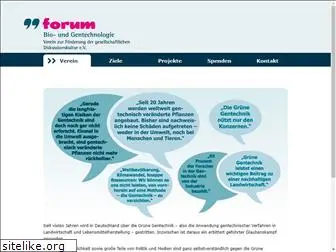 forum-biotechnologie.de