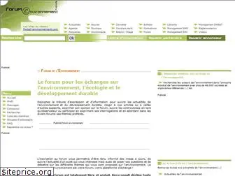 forum-environnement.com