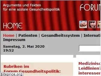 forum-gesundheitspolitik.de