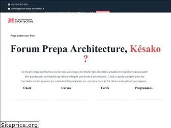 forum-prepa-architecture.fr