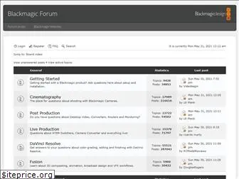 forum.blackmagicdesign.com