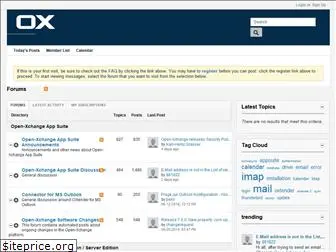 forum.open-xchange.com
