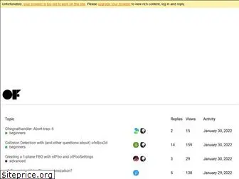 forum.openframeworks.cc