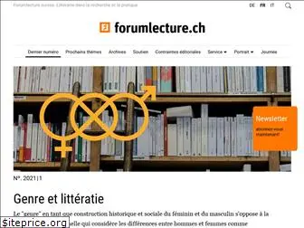 forumlecture.ch