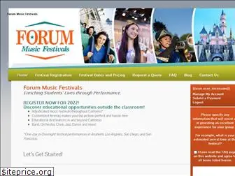 forummusicfestivals.com