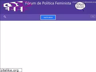 forumpoliticafeminista.org