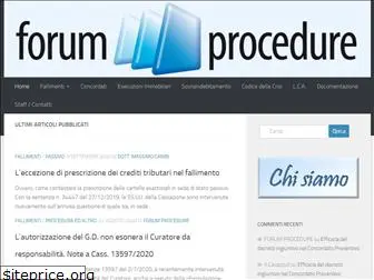 forumprocedure.it