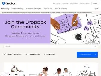 forums.dropbox.com