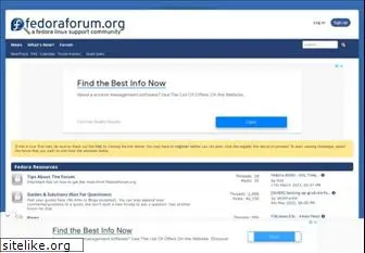 forums.fedoraforum.org