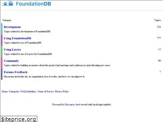 forums.foundationdb.org