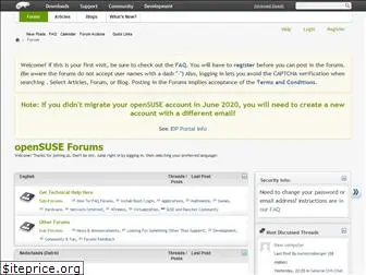 forums.opensuse.org