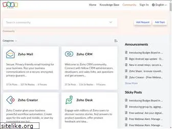 forums.zoho.com