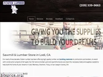 fosterlumberlodi.com