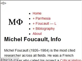 foucault.info