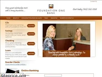 foundationonebank.com