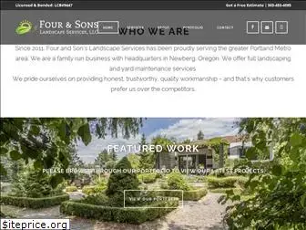 fourandsonslandscaping.com