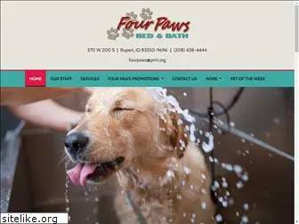 fourpawsbedandbath.com