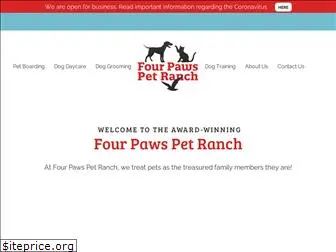 fourpawspetranch.com