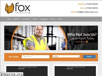 fox-resourcing.co.uk