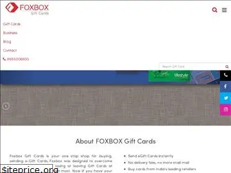 foxboxgiftcards.com