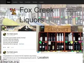 foxcreekliquors.com