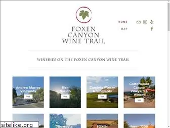 foxencanyonwinetrail.net