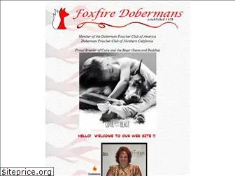 foxfiredobermans.com