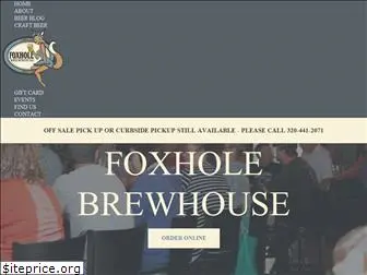 foxholebrewhouse.com