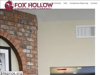 foxhollowcare.com