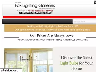 foxlightinggalleries.com