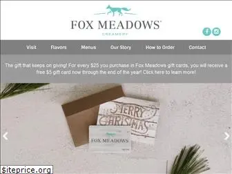 foxmeadowscreamery.com