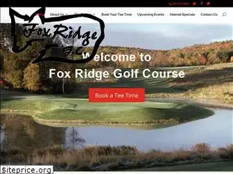 foxridgegolfclub.com