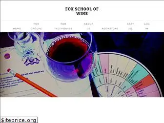 foxschoolofwine.com