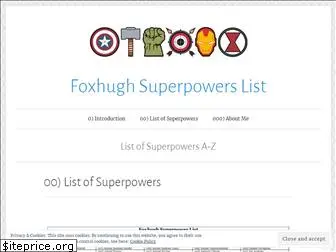 foxsuperpowerlist.com