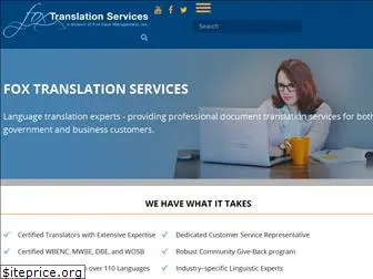 foxtranslation.com