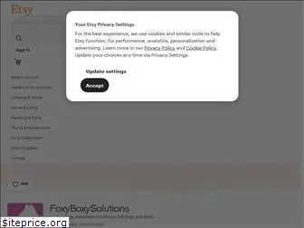 foxyboxysolutions.etsy.com