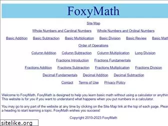 foxymath.com