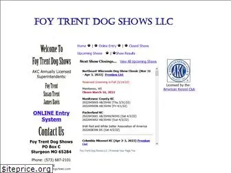 foytrentdogshows.com