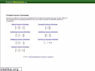 fractionworksheets.org