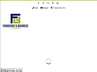 franchisebusinesslawgroup.com