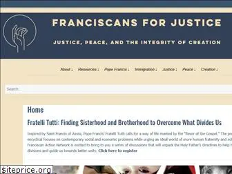 franciscansforjustice.org