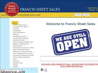 francissheetsales.co.uk