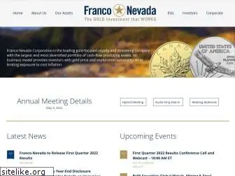 franco-nevada.com